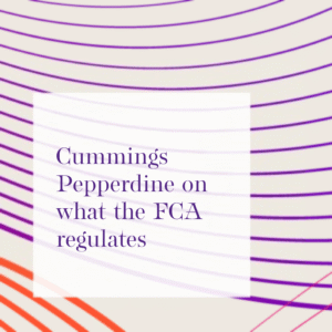 What the FCA regulates